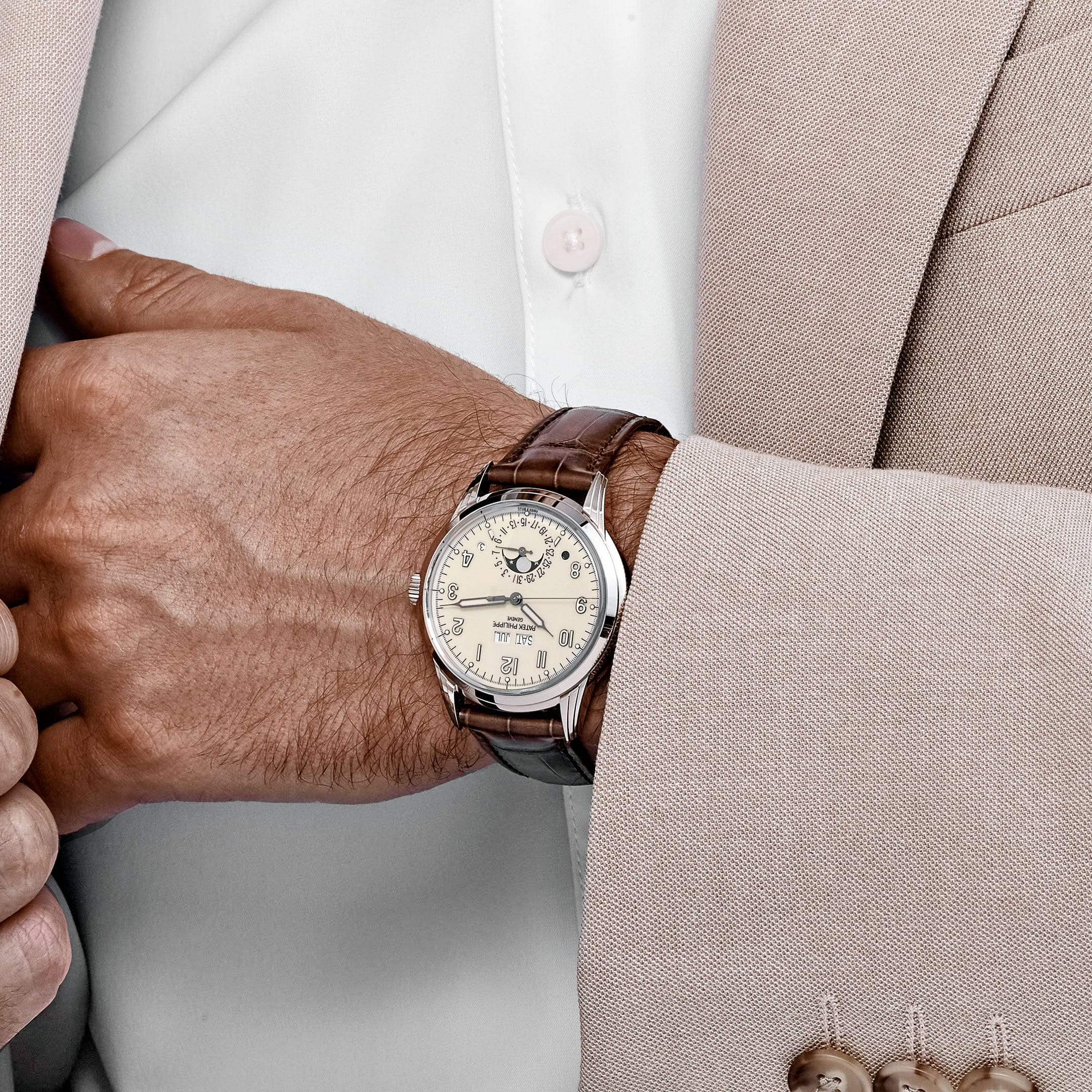 Patek Philippe Grand Complications 5320G-001 Perpetual Calendar White Gold Ivory Dial (2022)