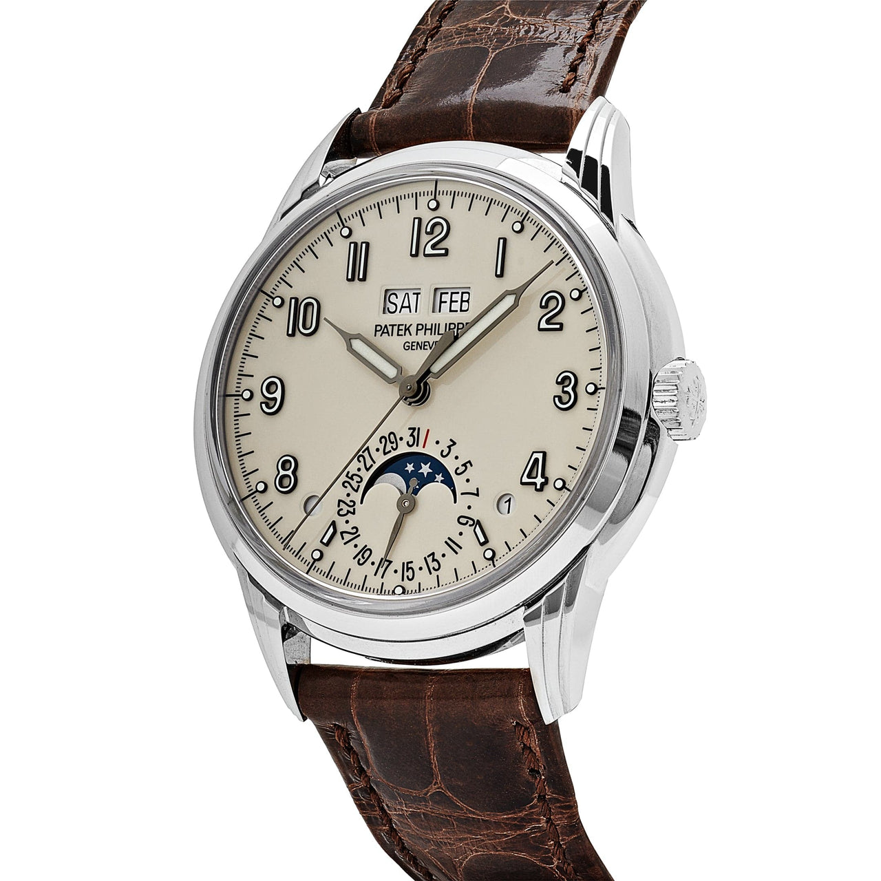 Patek Philippe Grand Complications 5320G-001 Perpetual Calendar White Gold Ivory White