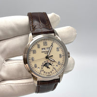 Thumbnail for Luxury Watch Patek Philippe Grand Complications Perpetual Calendar White Gold 5320G-001 Wrist Aficionado