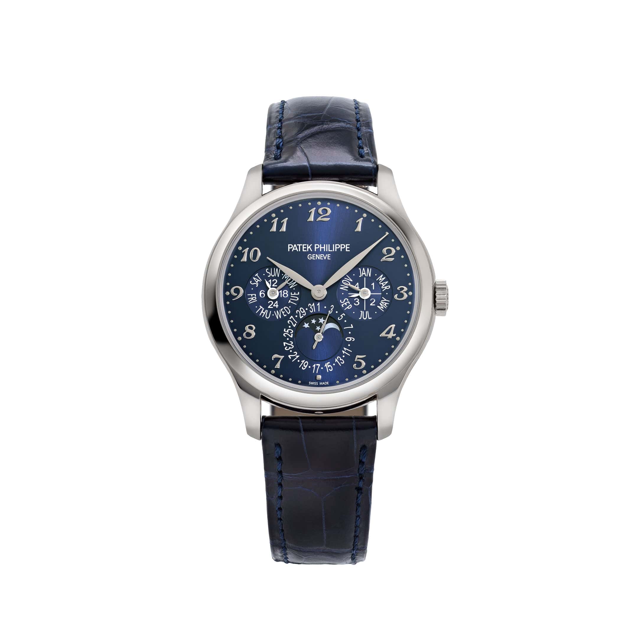 Patek Philippe Grand Complications 5327G-001 Perpetual Calendar White Gold Blue Dial (2025)