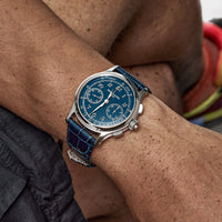 Thumbnail for Patek Philippe Grand Complications 5370P-011 Split-Seconds Chronograph Platinum Blue Dial