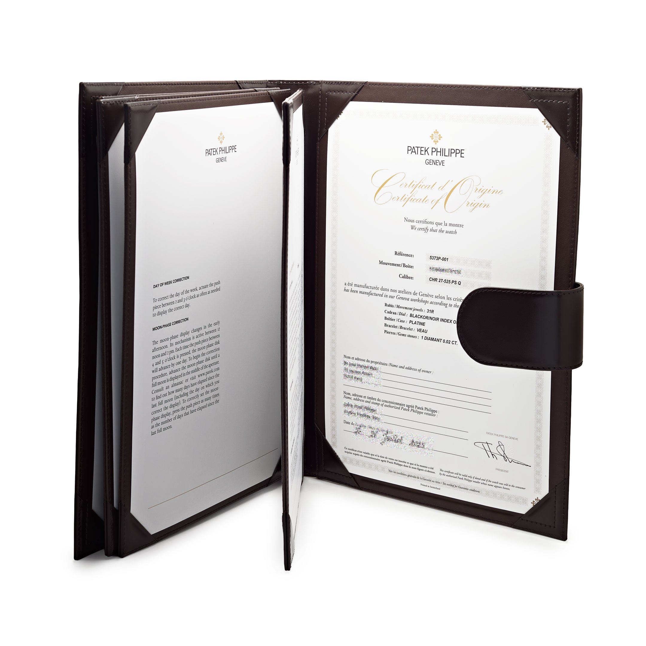 Patek Philippe Grand Complications 5373P-001 Split Seconds Perpetual Calendar 'Lefty' Chronograph Platinum (2025)