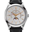 Patek Philippe Grand Complications 5496P-015 Perpetual Calendar Moon Phases Platinum Silver Dial (2017)