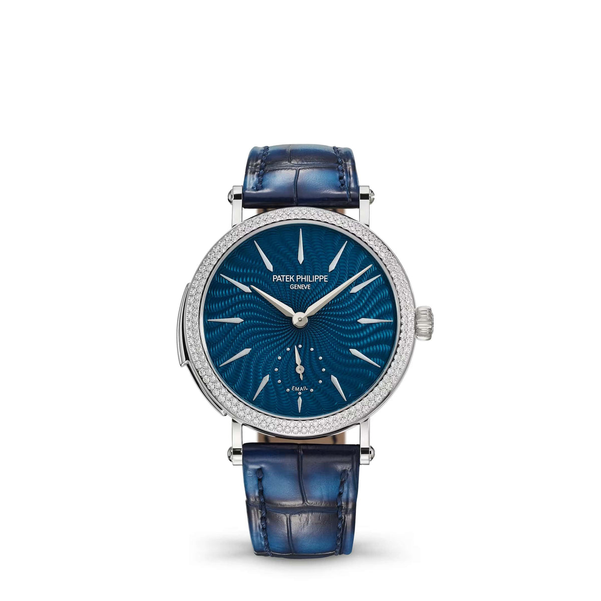 Patek Philippe Grand Complications 7040/250G-001 Minute Repeater Rare Handcrafts White Gold Blue Dial Diamond Bezel (2026)