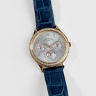 Patek Philippe Grand Complications 7140R-001 'Ladies' Perpetual Calendar Rose Gold Silvery Sunburst Dial Diamond Bezel (2018)