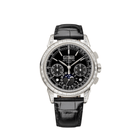 Patek Philippe Grand Complications Joaillerie 5271P-010 Chronograph Perpetual Calendar Platinum Black Dial Diamond Baguette Bezel (2026)