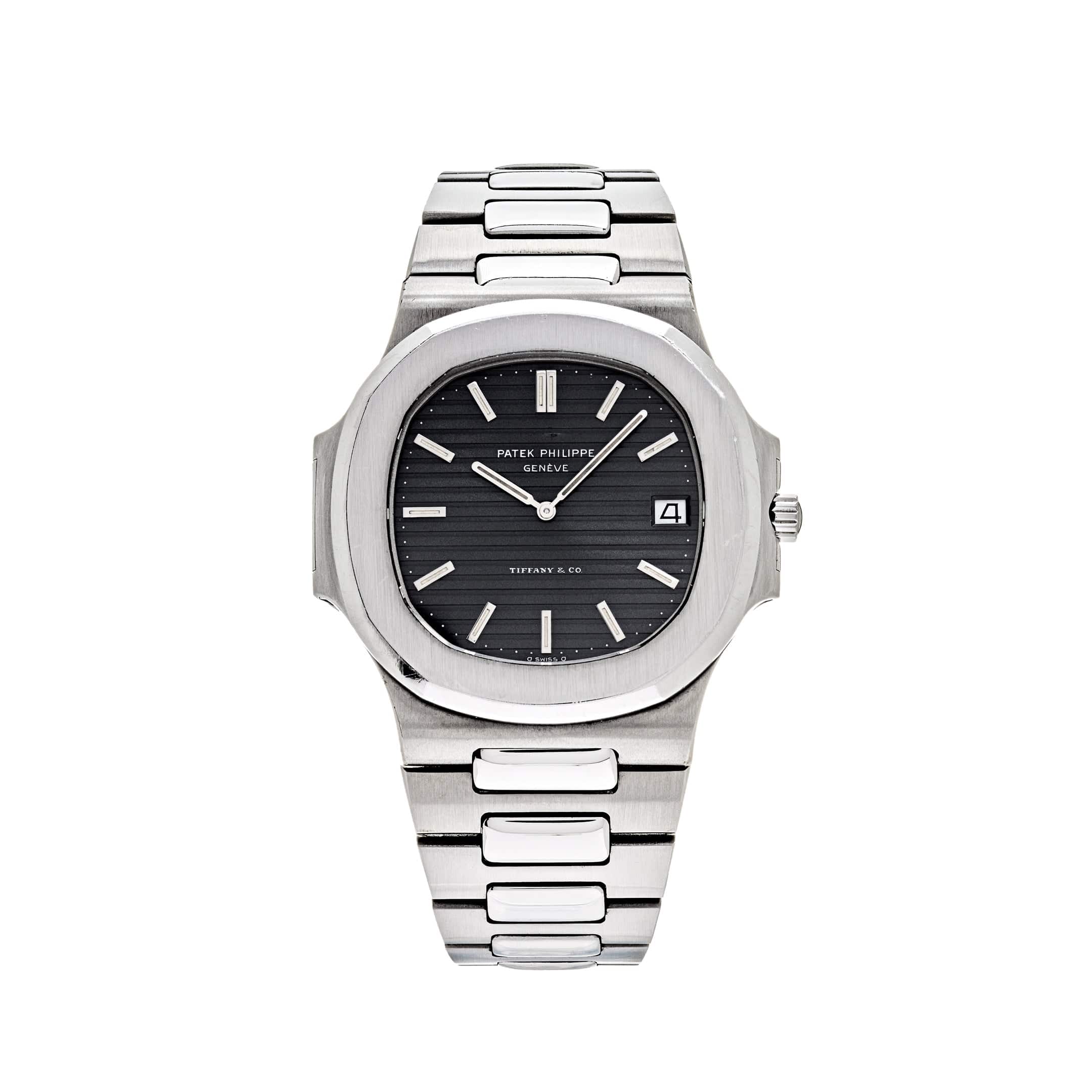 Patek Philippe Nautilus Vintage Tiffany & Co. Steel Black Dial 3700/11 Wrist Aficionado