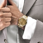 Patek Philippe Nautilus 3700/11J-051 'Jumbo' Yellow Gold Champagne Diamond Dial