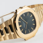 Patek Philippe Nautilus 3700/11J Vintage Yellow Gold Black Ribbed Dial