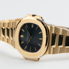 Patek Philippe Nautilus 3700/11J Vintage Yellow Gold Black Ribbed Dial