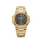 Patek Philippe Nautilus 3700/11J Vintage Yellow Gold Black Ribbed Dial