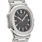 Patek Philippe Nautilus 3711/1G-001 Date White Gold Black Dial