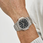 Patek Philippe Nautilus 3711/1G-001 Date White Gold Black Dial