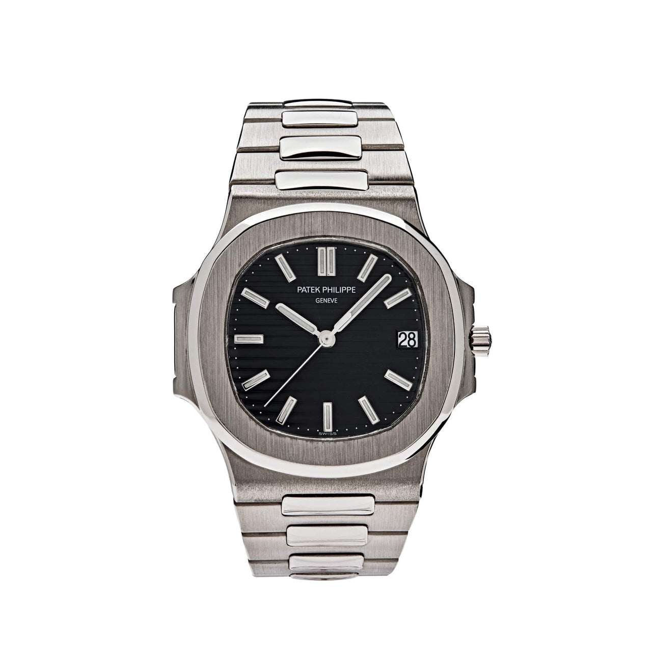 Luxury Watch Patek Philippe Nautilus White Gold 3711/1 (2005) Wrist Aficionado