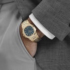 Patek Philippe Nautilus 3800/1 Yellow Gold Blue Dial