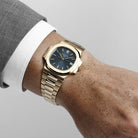 Patek Philippe Nautilus 3800/1 Yellow Gold Blue Dial