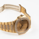 Patek Philippe Nautilus 3800/5 Yellow Gold Glided Gold Diamond Dial (1983)