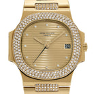 Patek Philippe Nautilus 3800/5 Yellow Gold Glided Gold Diamond Dial (1983)