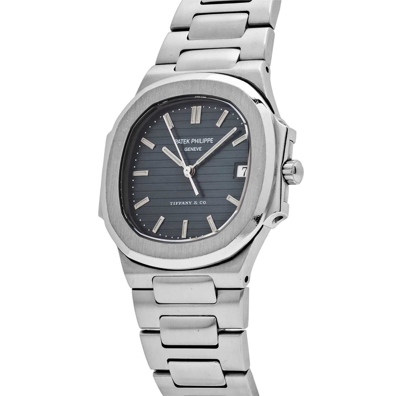 Patek Philippe Nautilus 3900/001 'Tiffany & Co.' Stainless Steel Blue Dial Quartz