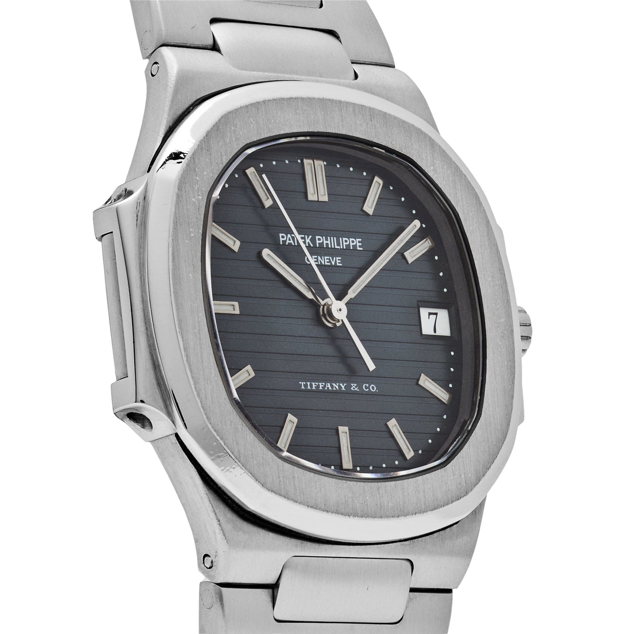 Patek Philippe Nautilus 3900/001 'Tiffany & Co.' Stainless Steel Blue Dial Quartz