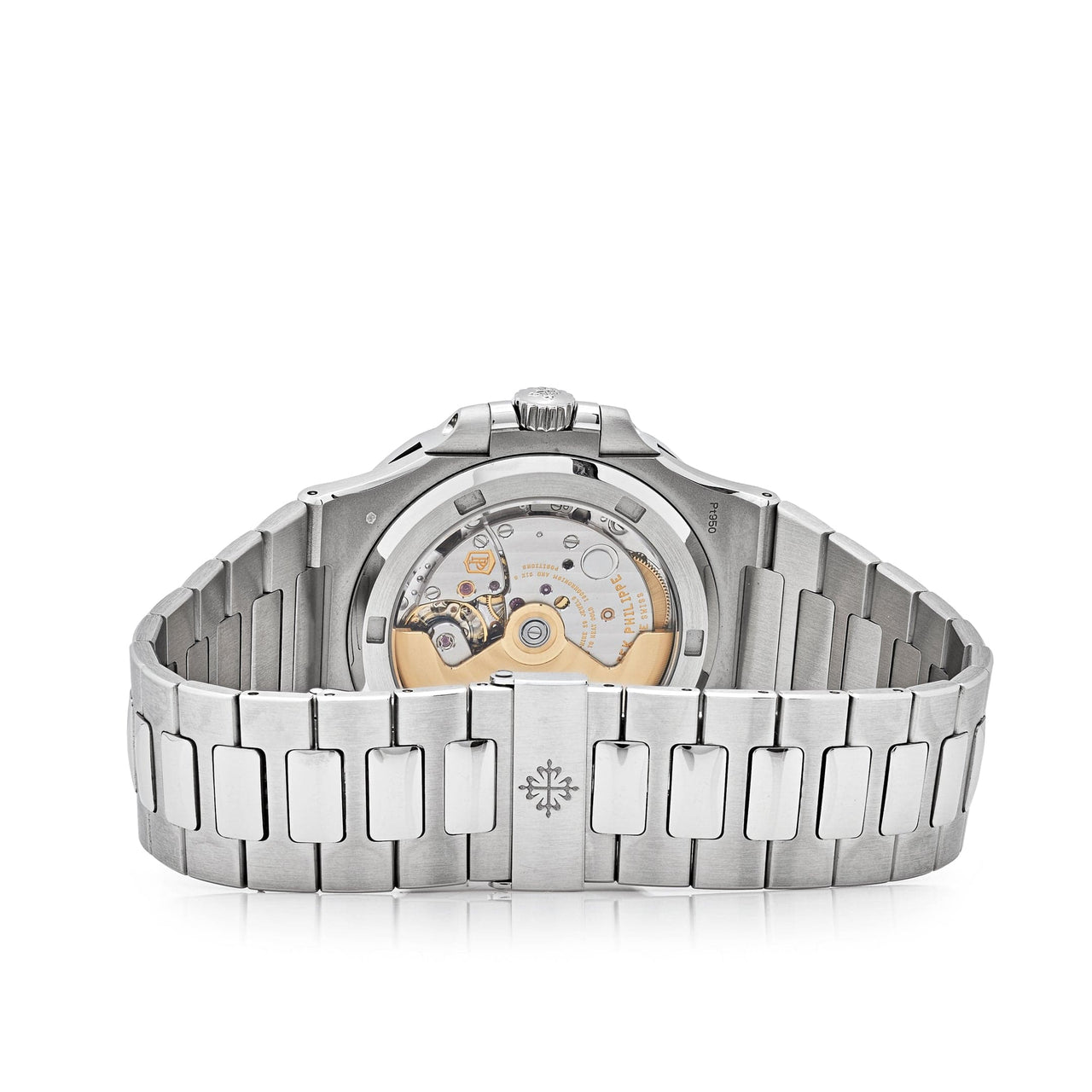 Patek Philippe Nautilus Platinum Grey Dial Diamond Bezel 5711/110P-001 Wrist Aficionado