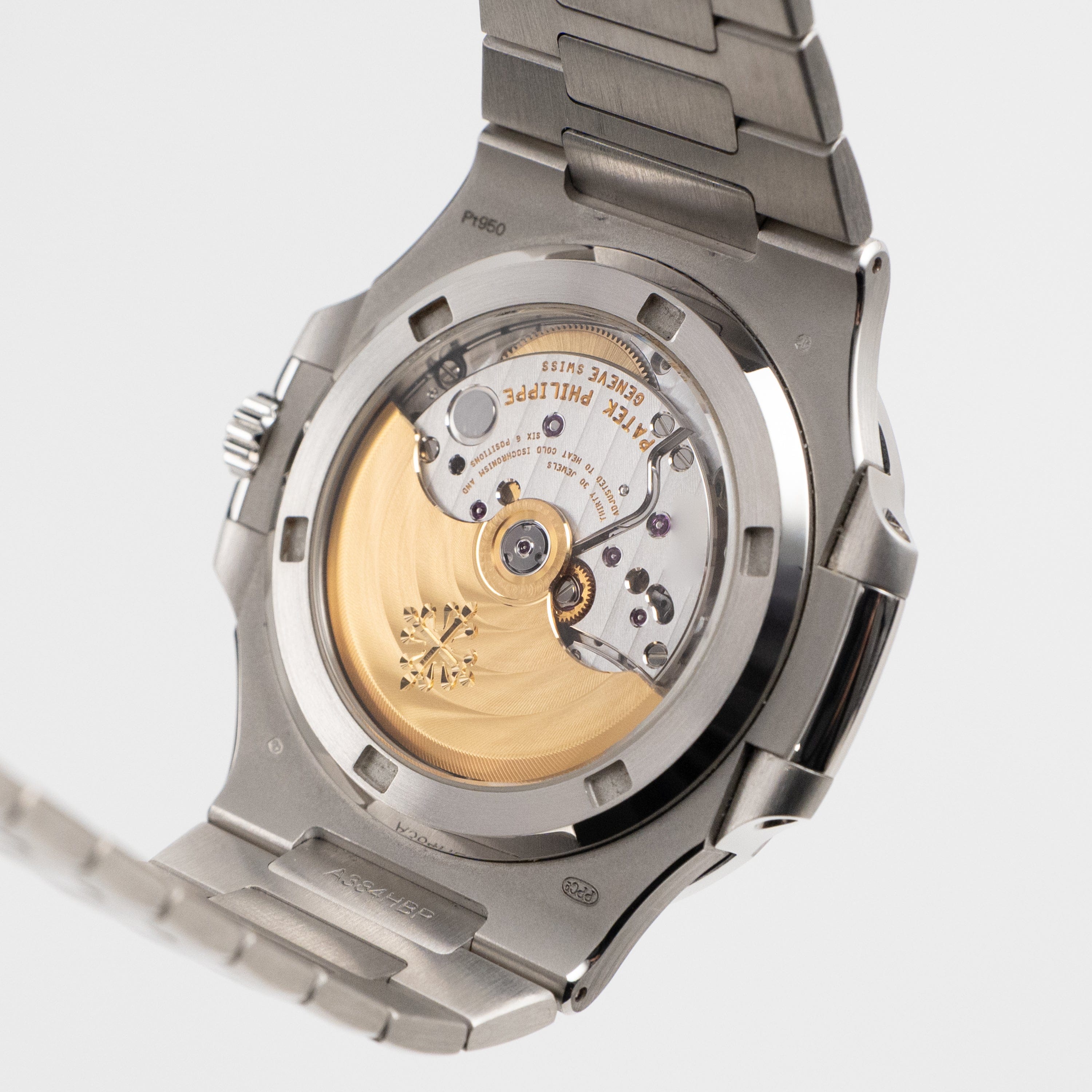 Patek Philippe Nautilus 5711/110P-001 Platinum Grey Diamond Baguette Dial Diamond Baguette Bezel (2021)