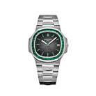 Patek Philippe Nautilus 5711/113P-001 Date Platinum Emeralds Black Dial