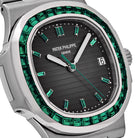 Patek Philippe Nautilus 5711/113P-001 Date Platinum Emeralds Black Dial