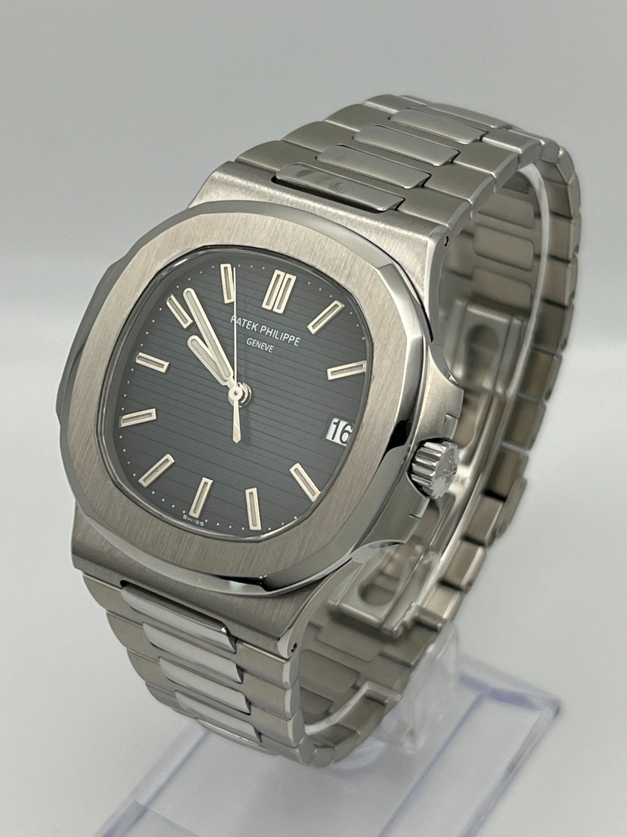 Patek Philippe Nautilus Stainless Steel Blue Dial 5711/1A-001 Wrist Aficionado