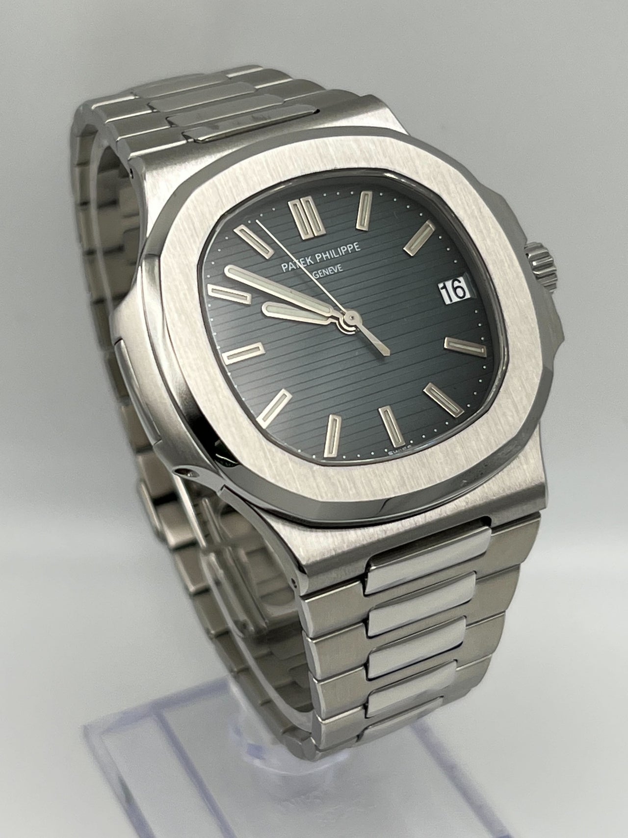 Patek Philippe Nautilus Stainless Steel Blue Dial 5711/1A-001 Wrist Aficionado