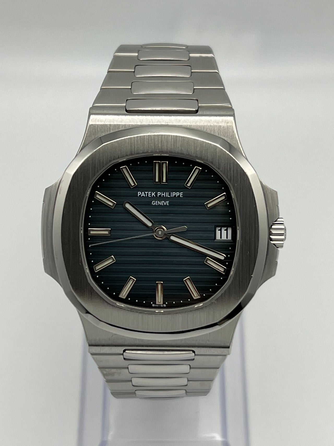 Patek Philippe Nautilus Stainless Steel Blue Dial 5711/1A-001 Wrist Aficionado