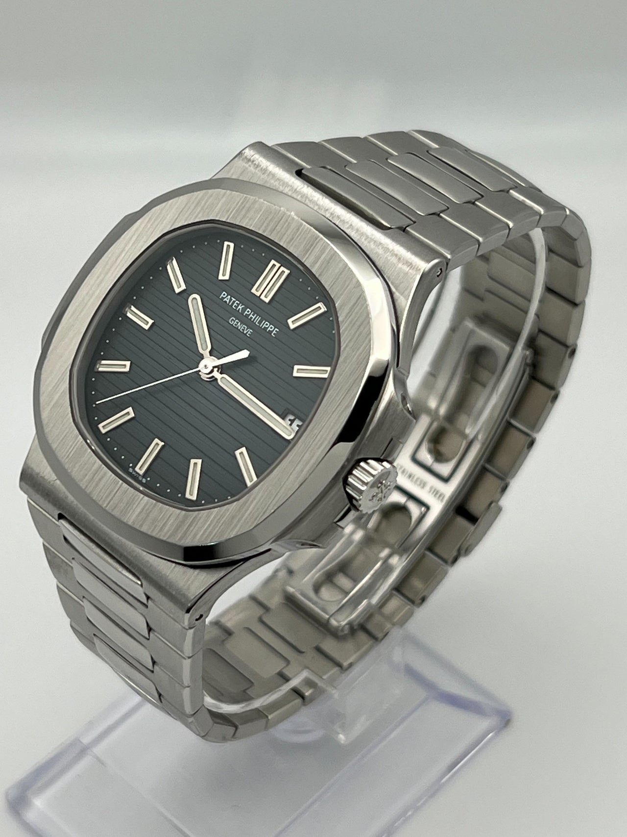 Patek Philippe Nautilus Stainless Steel Blue Dial 5711/1A-001 Wrist Aficionado