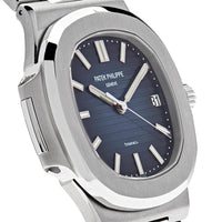 Thumbnail for Luxury Watch Patek Philippe Nautilus Stainless Steel Blue Tiffany & Co. Dial (2018) 5711/1A-010 Wrist Aficionado