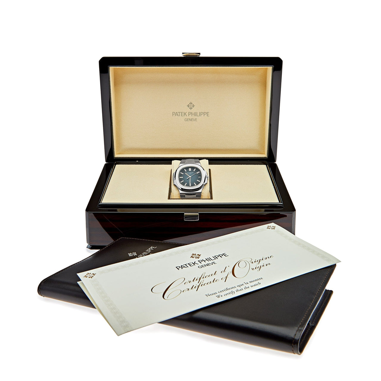 Luxury Watch Patek Philippe Nautilus Stainless Steel Blue Tiffany & Co. Dial (2018) 5711/1A-010 Wrist Aficionado