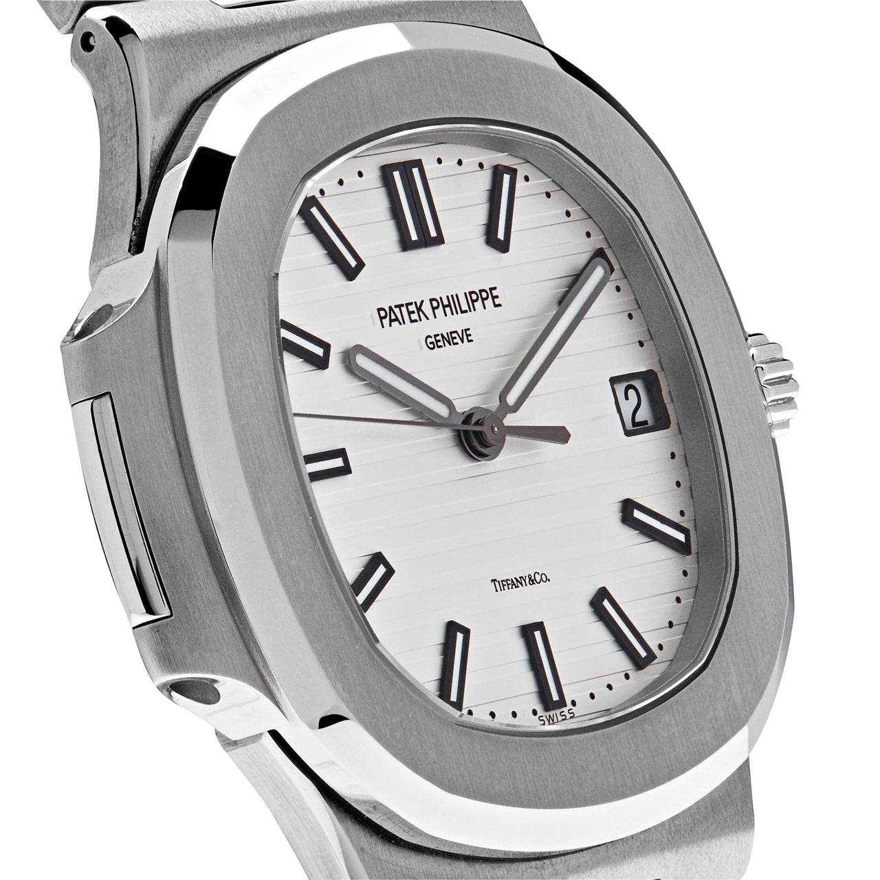 Luxury Watch Patek Philippe Nautilus Steel White Tiffany & Co. Dial  5711/1A-011 Wrist Aficionado