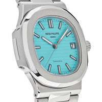 Thumbnail for Patek Philippe Nautilus Tiffany & Co. Blue Dial 5711/1A-018 Wrist Aficionado