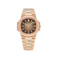 Thumbnail for Luxury Watch Patek Philippe Nautilus Rose Gold Tiffany & Co. Dial 5711/1R-001 Wrist Aficionado