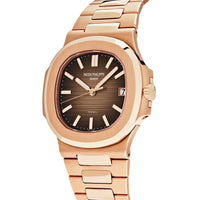 Thumbnail for Luxury Watch Patek Philippe Nautilus Rose Gold Tiffany & Co. Dial 5711/1R-001 Wrist Aficionado