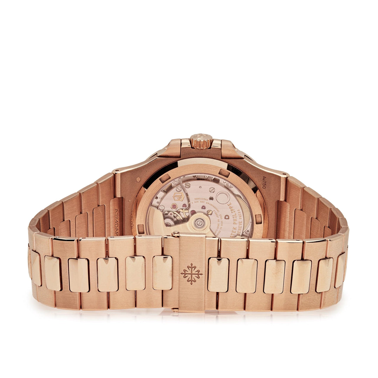 Luxury Watch Patek Philippe Nautilus Rose Gold Tiffany & Co. Dial 5711/1R-001 Wrist Aficionado