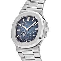 Thumbnail for Luxury Watch Patek Philippe Nautilus Moonphase Steel Tiffany Blue Dial 5712/1A-001 Wrist Aficionado