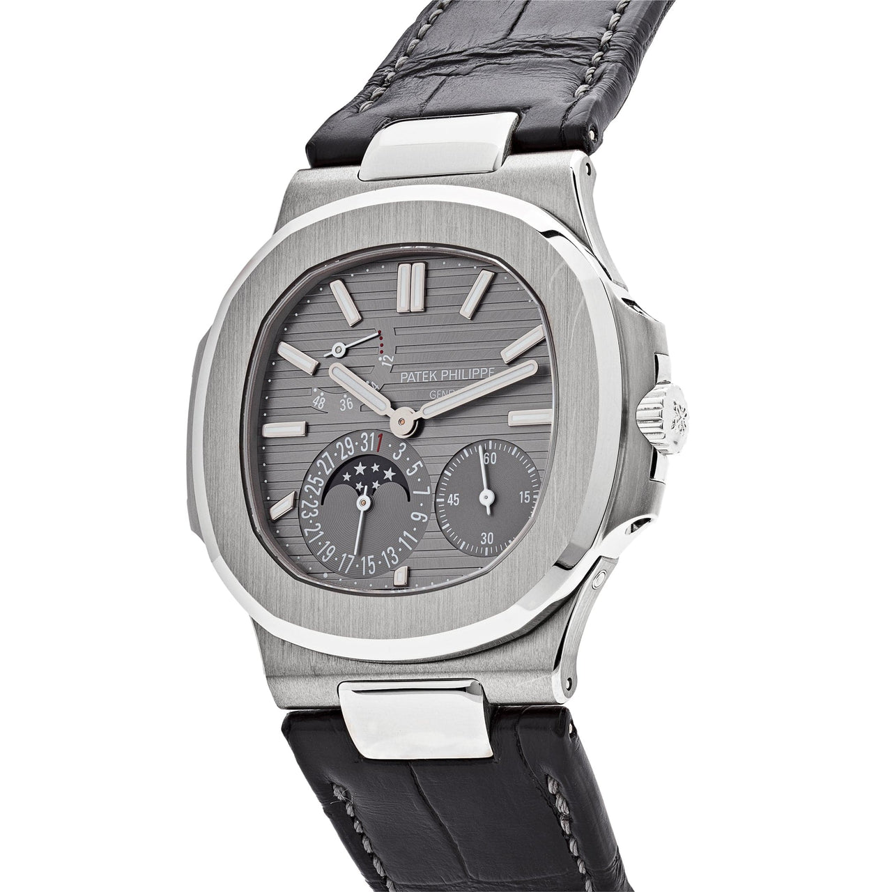 Luxury Watch Patek Philippe Nautilus Moon Phase 5712G-001 (2023) Wrist Aficionado