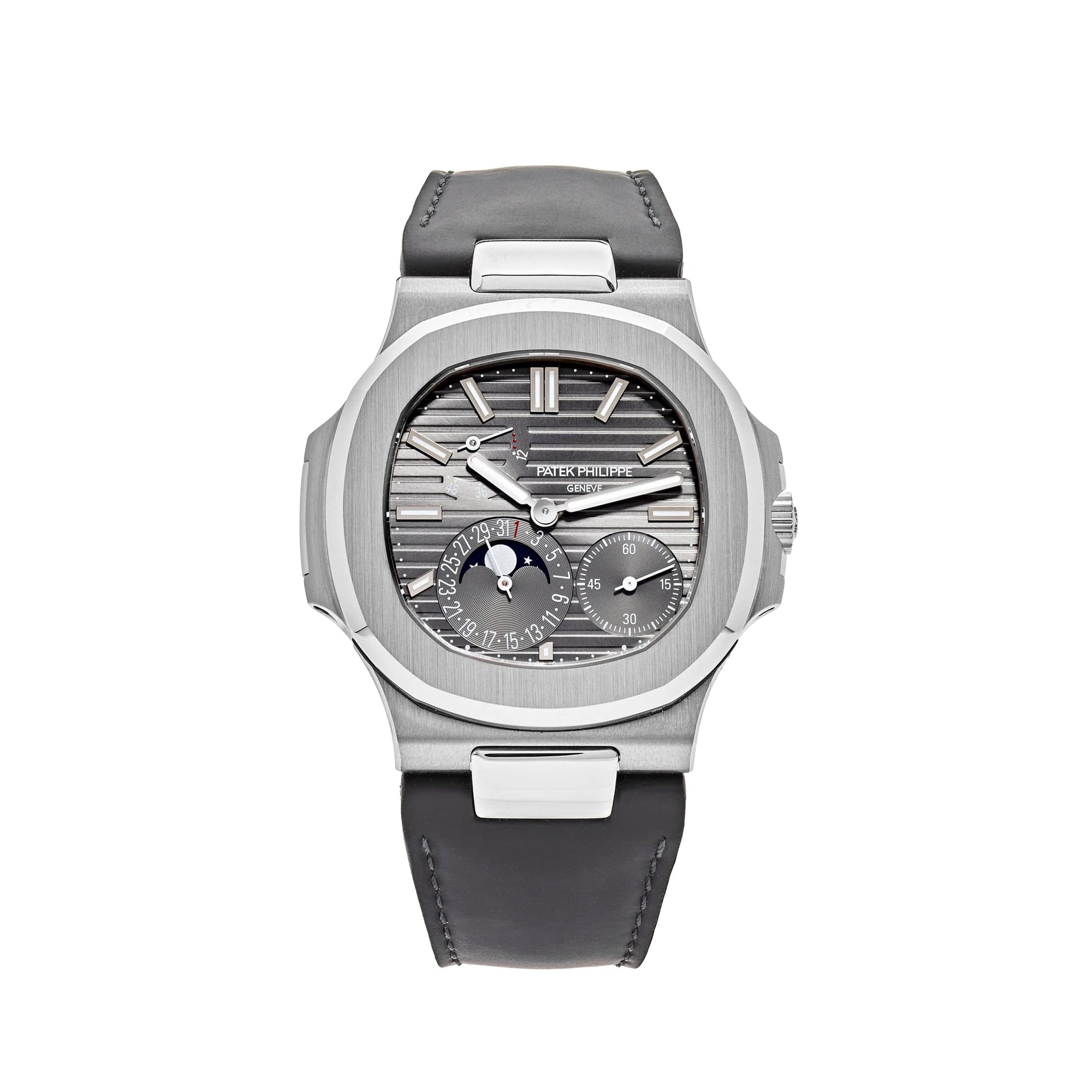 Patek Philippe Nautilus 5712G-001 White Gold Grey Dial Moon Phases