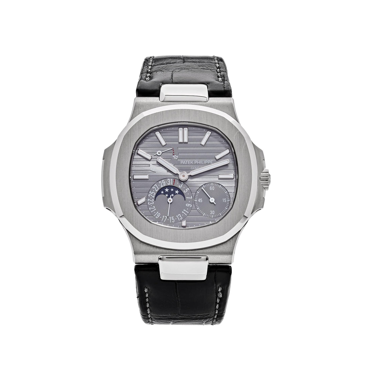 Luxury Watch Patek Philippe Nautilus Moon Phase 5712G-001 (2023) Wrist Aficionado