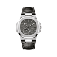 Thumbnail for Luxury Watch Patek Philippe Nautilus Moon Phase Tiffany & Co. Edition 5712G-001 Wrist Aficionado