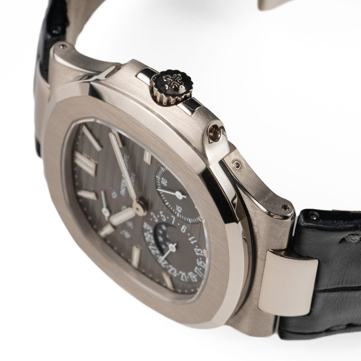 Patek Philippe Nautilus 5712G-001 White Gold Grey Dial Moon Phases (2010)