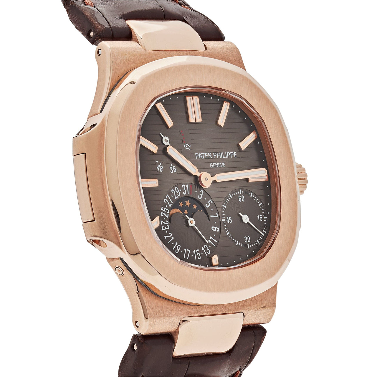 Patek Philippe Nautilus Moon Phase Rose Gold 5712R-001 (2009) Wrist Aficionado