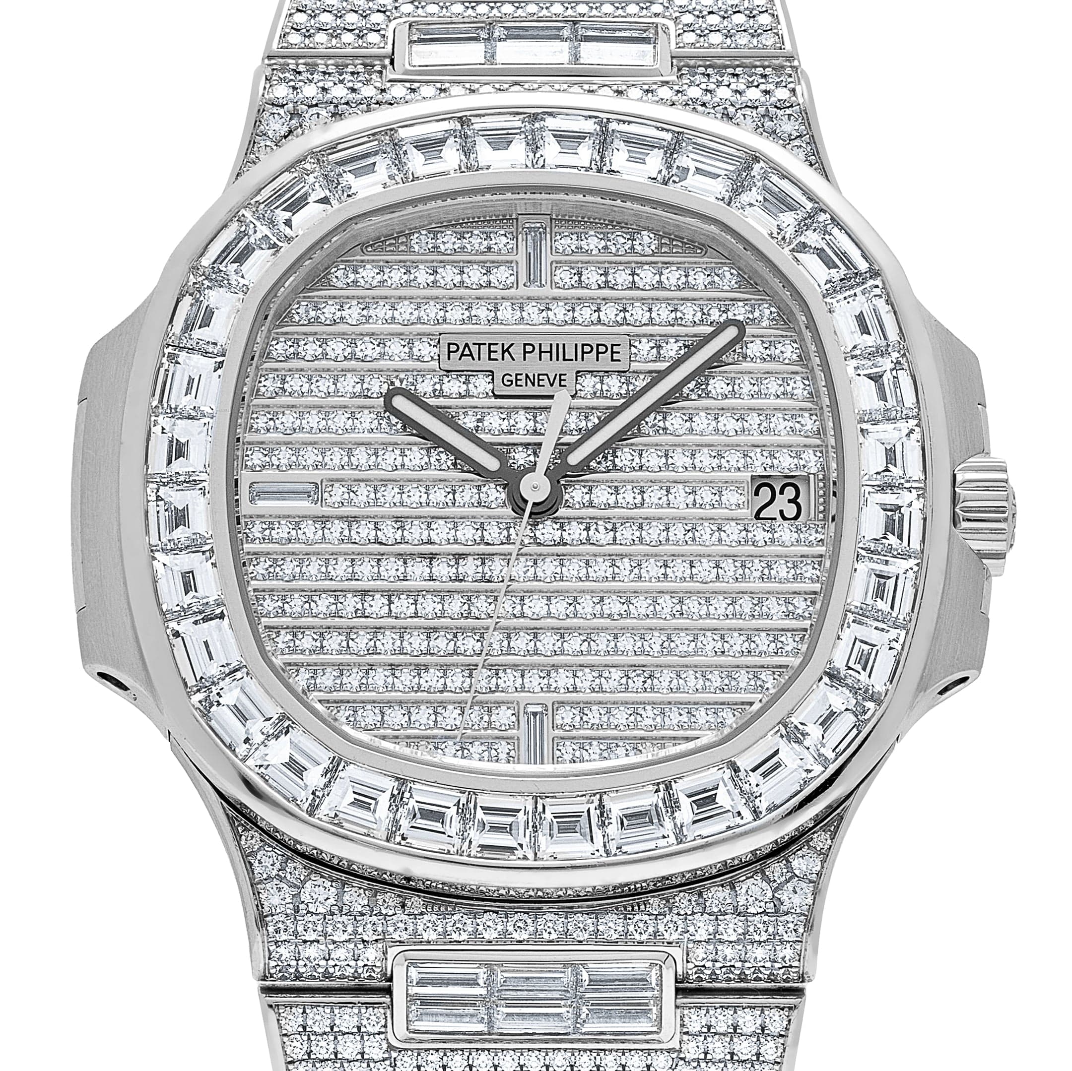 Patek Philippe Nautilus 5719/10G-010 White Gold Diamond Set (2019)