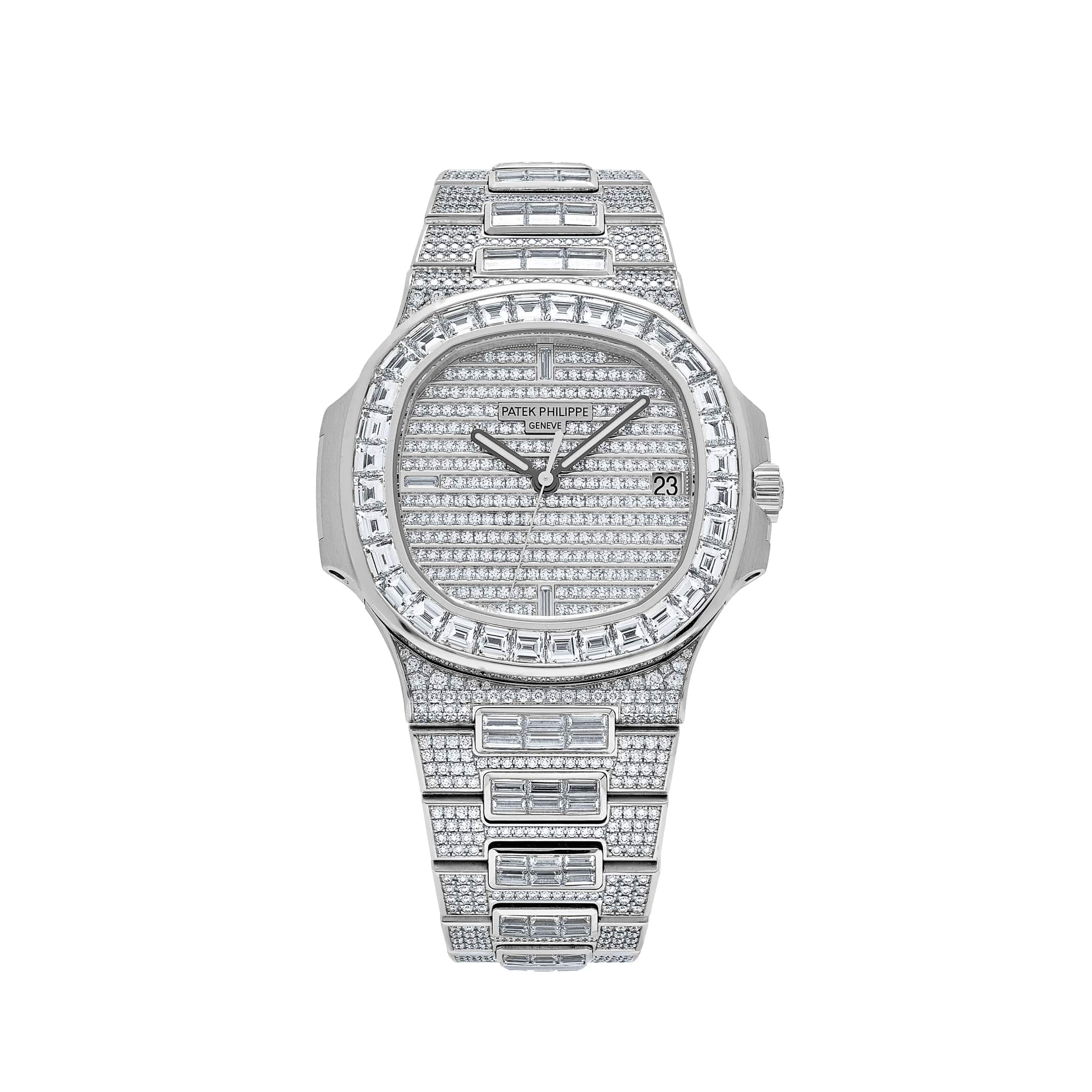 Patek Philippe Nautilus 5719/10G-010 White Gold Diamond Set (2019)