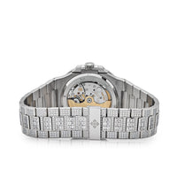 Thumbnail for Patek Philippe Nautilus White Gold Diamond Set 5719/10G-010 Wrist Aficionado