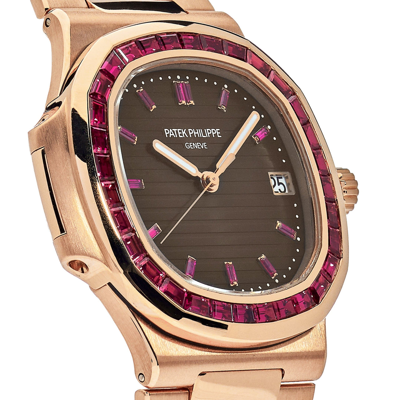 Patek Philippe Nautilus 5723/112R-001 Rose Gold Ruby Bezel